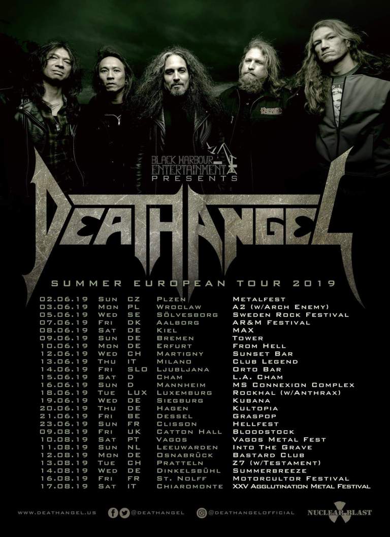 death angel tour 2023 deutschland