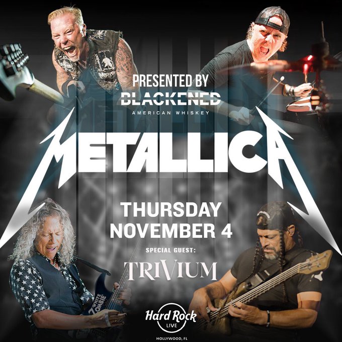 Trivium Added To Metallica's Hollywood, Florida Show | Metal Anarchy