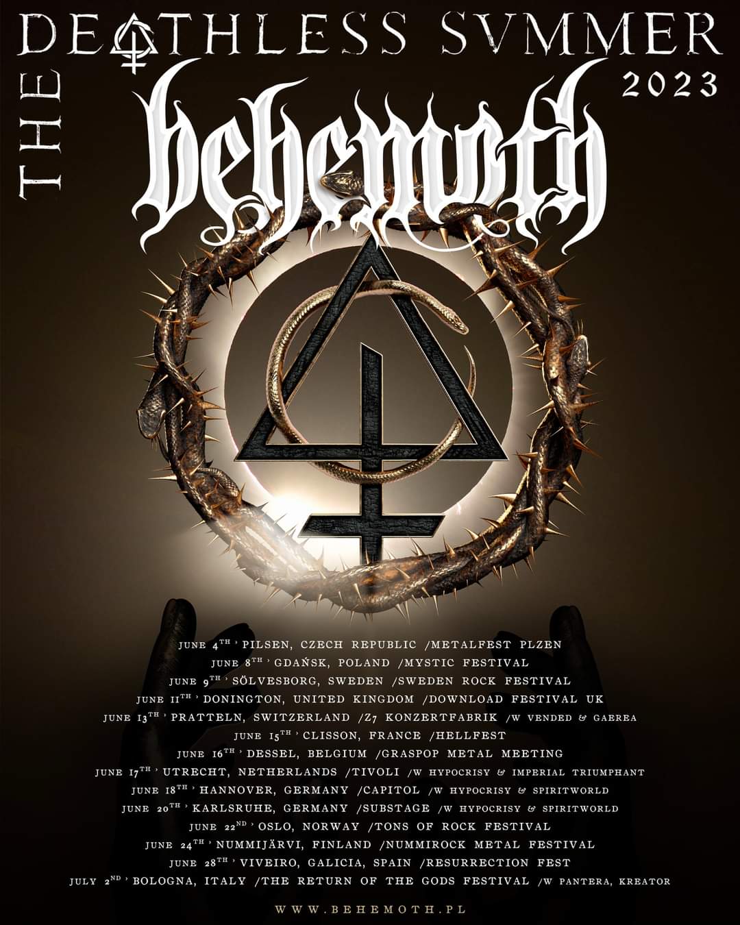 Behemoth Announce Summer European Tour Metal Anarchy