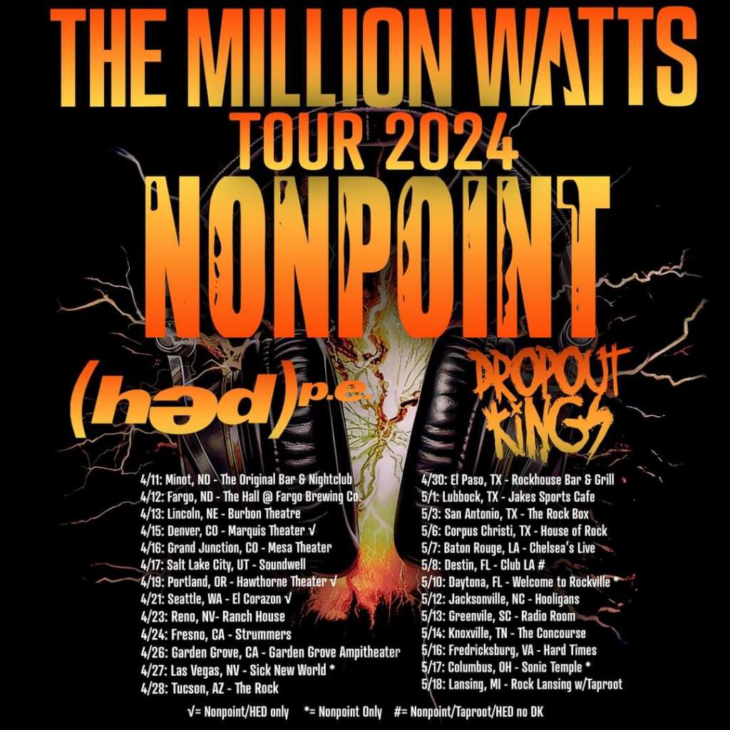 nonpoint tour